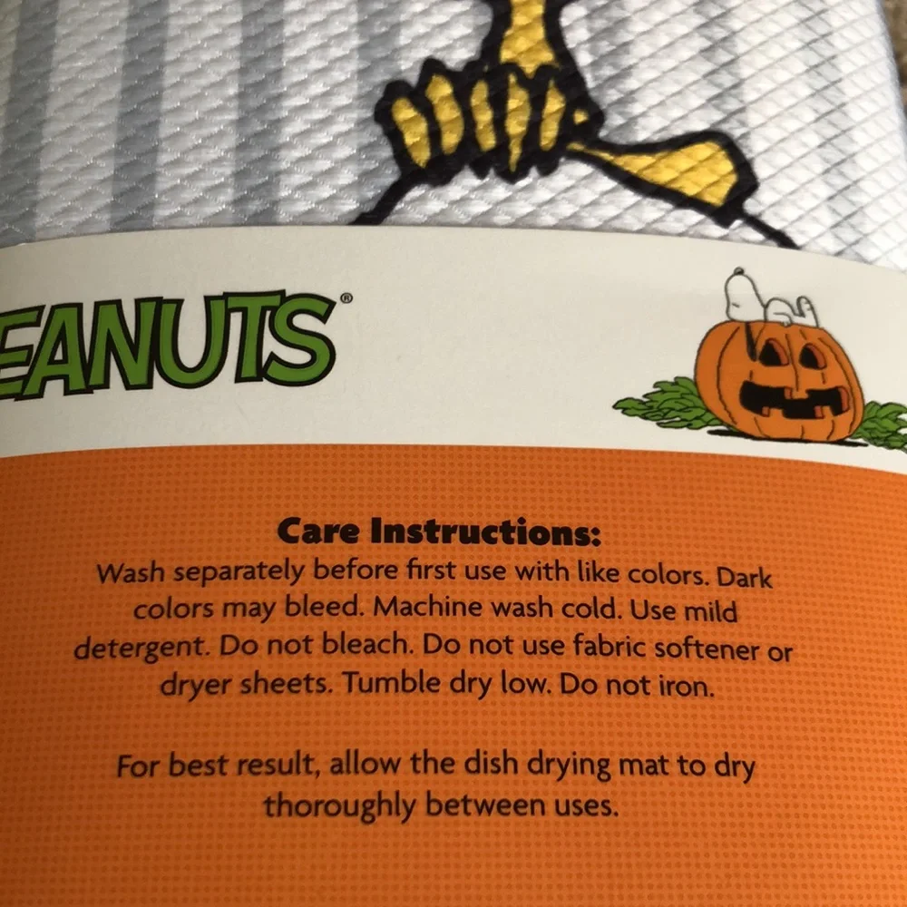 Peanuts SNOOPY Halloween Dish Drying Mats